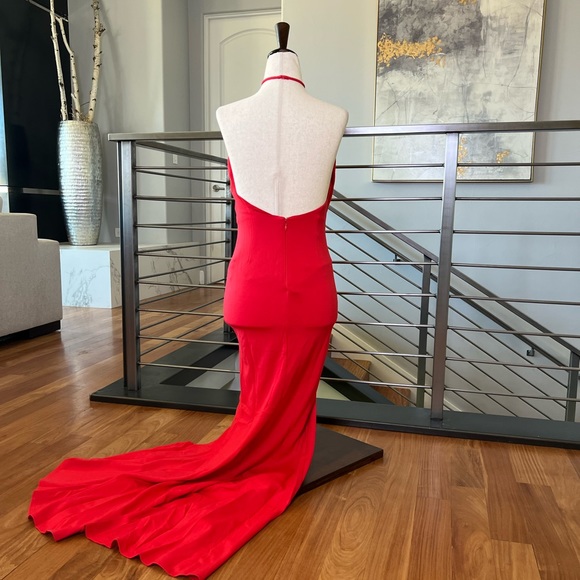 Lovers + Friends Rosa Gown in Red Rose - Picture 6 of 11